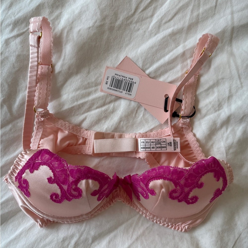 Agent Provocateur Molly Plunge Underwired Bra - 30B - NWT